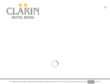 Tablet Screenshot of hotelclarin.it